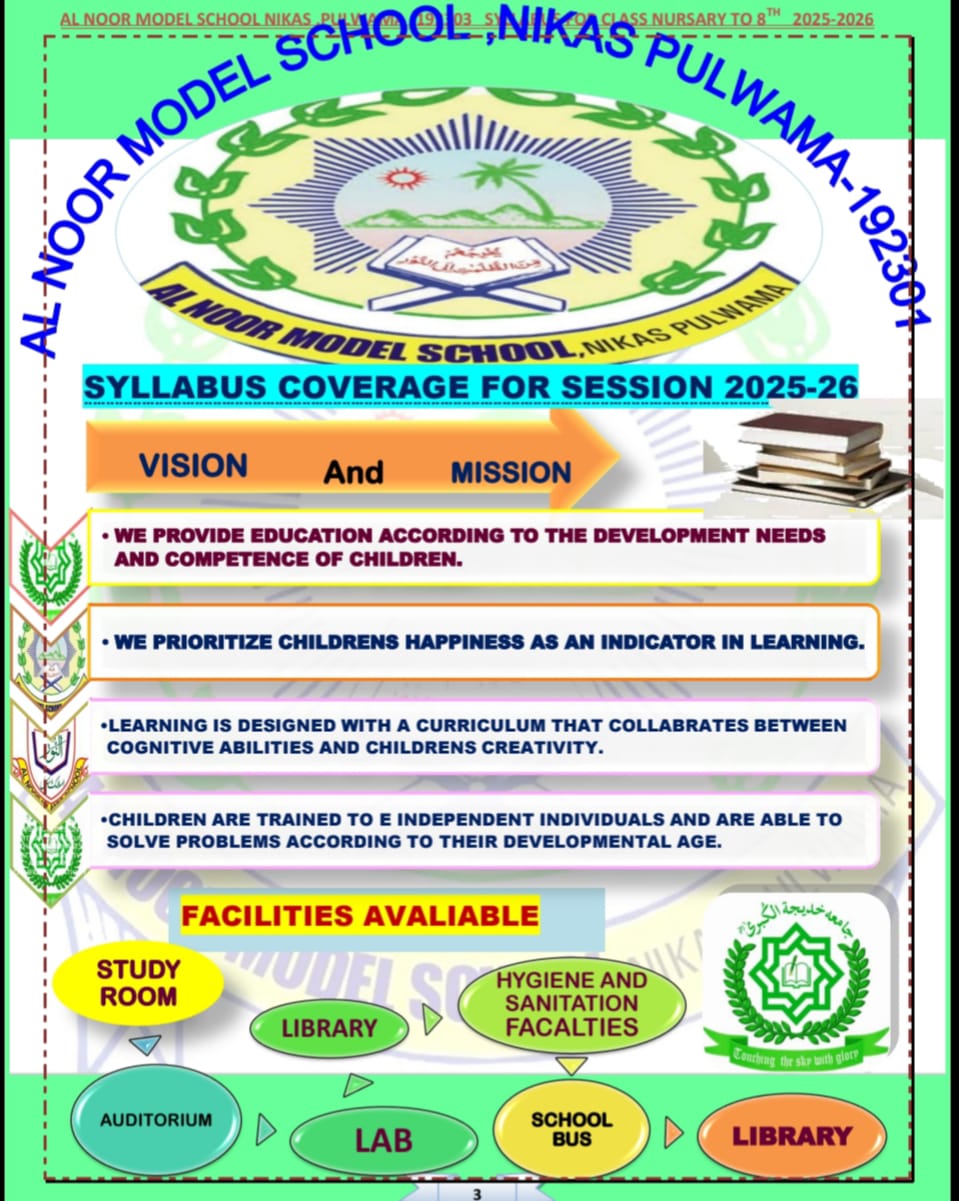 The Vision of Al Noor Model School